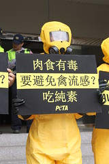 動保團體PETA籲拒絕肉食 遠離禽流感