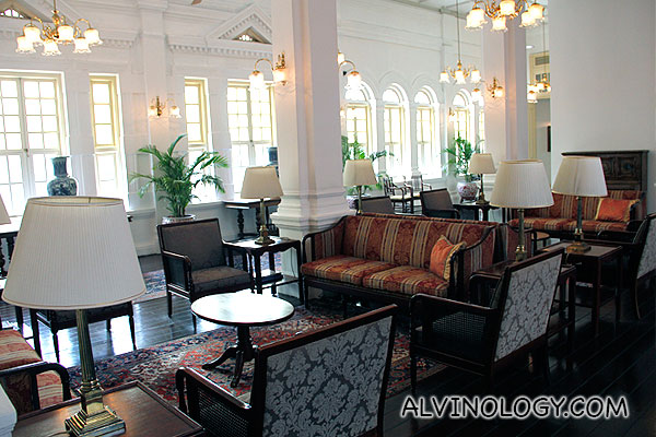 Lounge area on the third floor, just outside the presidential suites 