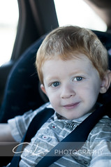 Kids Happily Sitting in Car Seats