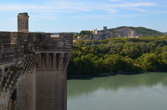 Terrace,Tarascon Castle, Provence, France