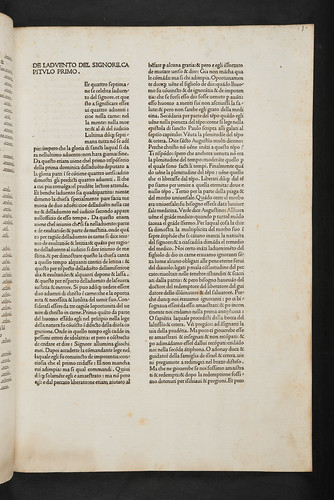Page of text from Jacobus de Voragine: Legenda aurea sanctorum, sive Lombardica historia [Italian]
