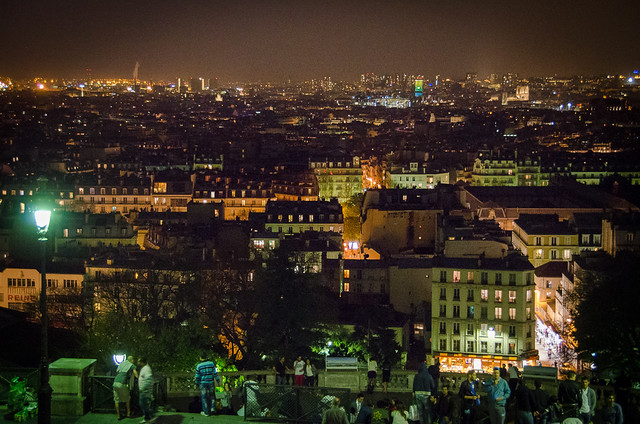The view of Paris from the Sacré-Cœur