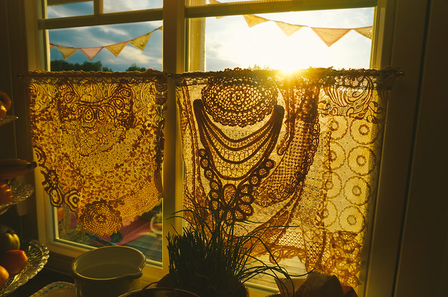 Vintage Lace Curtain