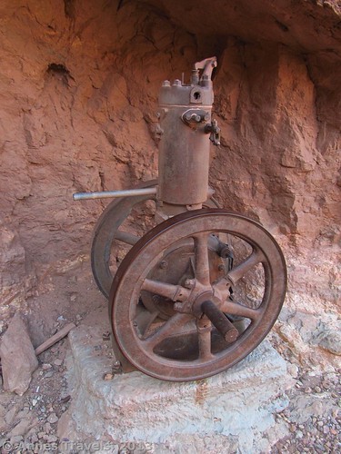 Old mine machinery near the Last Chance Mine, Grand Canyon National Park, Arizona