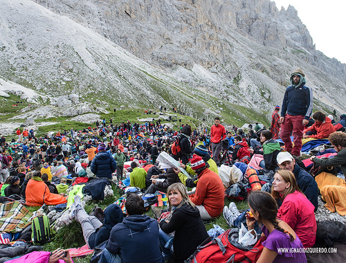 Dolomites - Val di Fassa - Vinicio Capossela at Vajolet 10