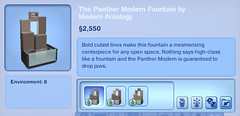 The Panther Modern Fountain by Modern Arcology