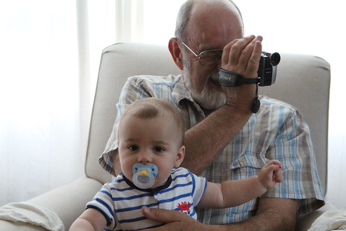 Grandpa Butch Multitasking