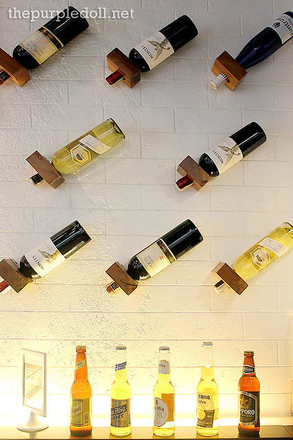 Accent Wall with Wines and Beers