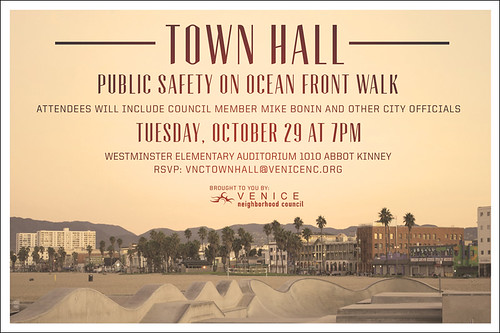 Venice Town Hall on Safety