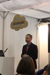 Nick Tune chairing a BIM session at Ecobuild