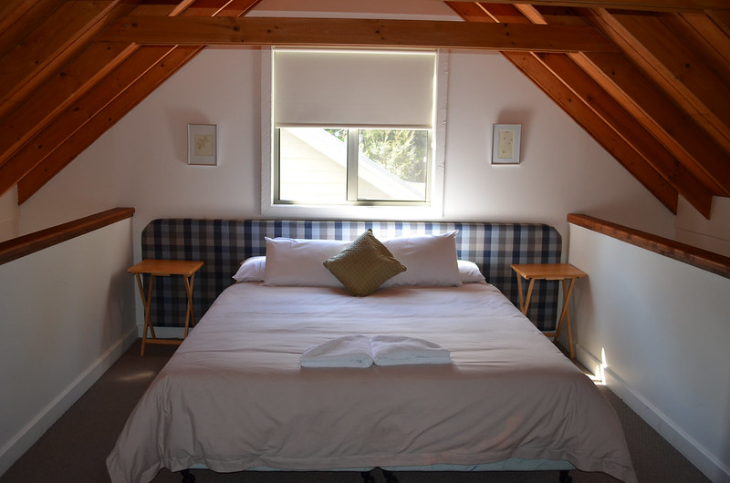 The main bedroom in our wilderness retreat - Tarkine Wilderness - Tasmania