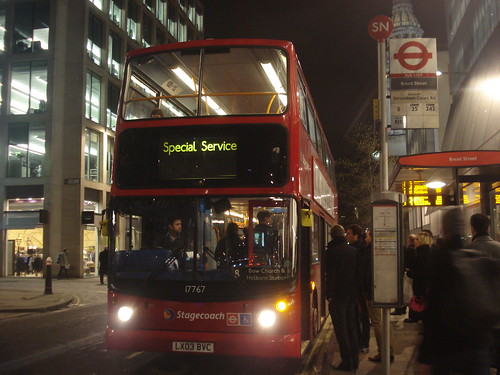 Stagecoach 17767 on Route 8, St Pauls