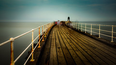 Whitby Pier, long exposure
