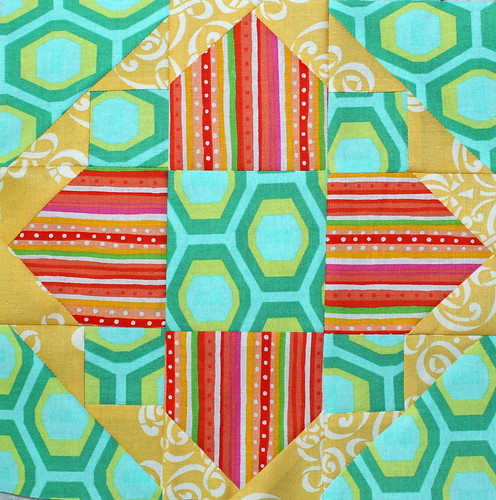 June Lotto Block for the Madison Modern Quilt Guild