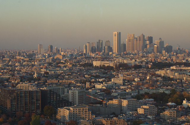 東京路地裏散歩 三軒茶屋にあるキャロットタワーからの眺め