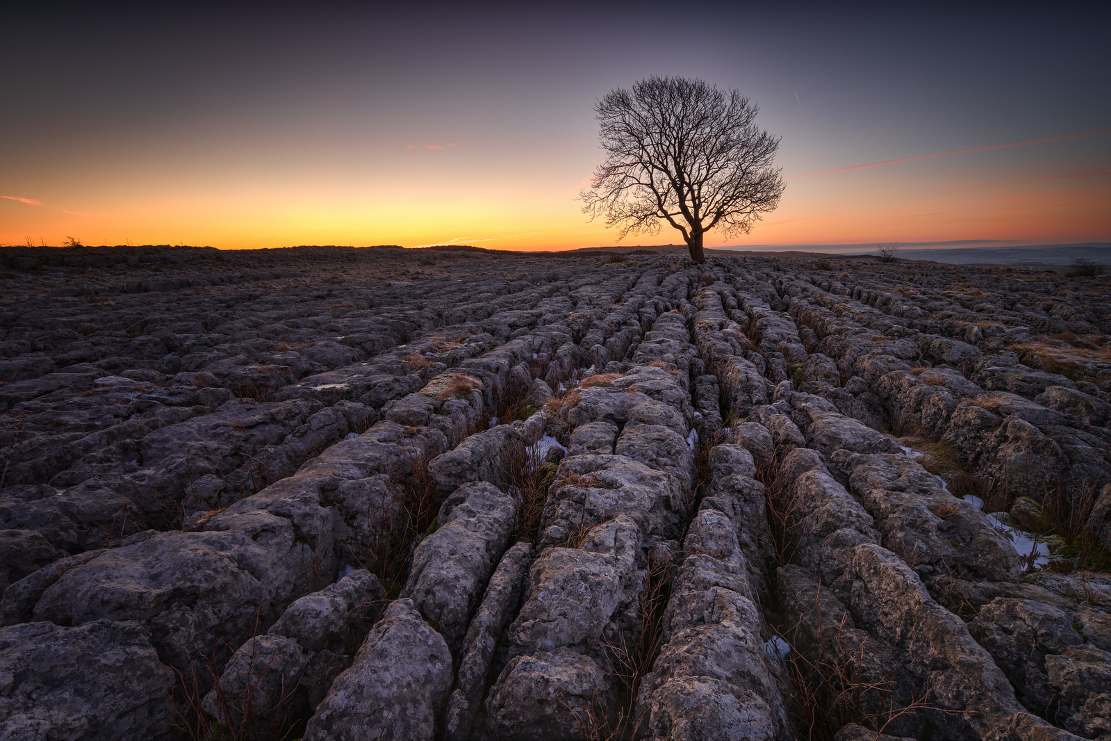 Limestone plateau, Malhamdale. Credit Andi Campbell-Jones