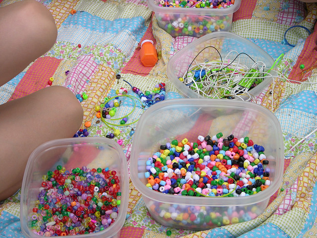 2013 Linden Hills Festival beads by the bucket