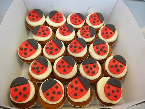 Lady Bug Cupcakes by CAKE Amsterdam - Cakes by ZOBOT