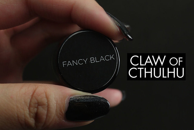 Fancy Nail Lacquer by Rainbow Honey Fancy Black Swatch