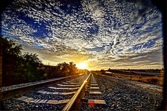 Moorpark Train Track Crossing California