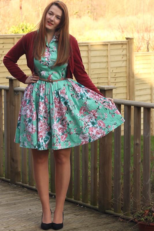 uk style blog, floral dress