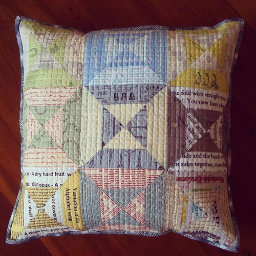 X-Factor pillow swap received from Little Island Quilting