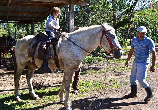 finca ixobel - horseback riding tour - little kids