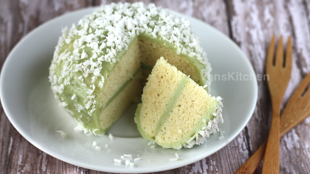 Mount Fuji sponge cake -- Bánh bông lan Phú Sĩ