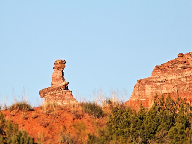 Lighthouse Rock Trail hoodoo in Palo Duro Canyon 20131102