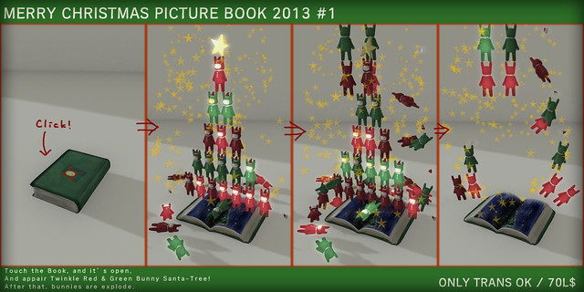 Christmas PictBook Green&Red