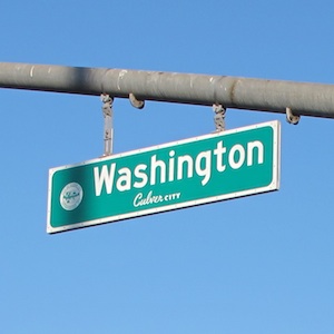 Washington Blvd. Sign