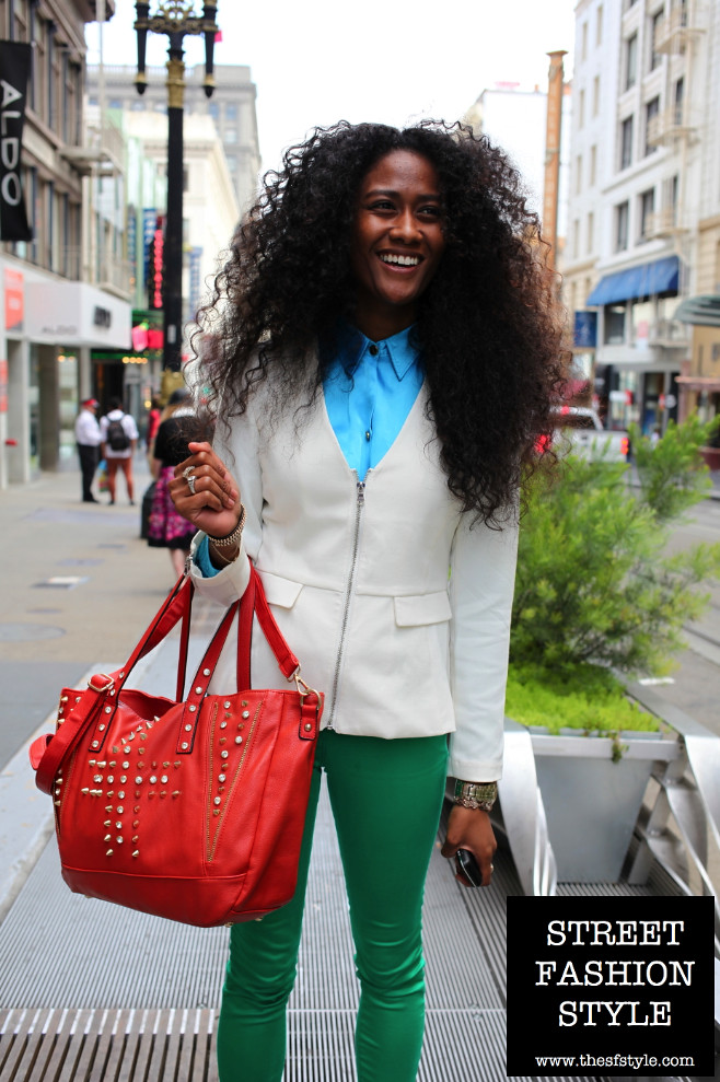san francisco fashion blog, thesfstyle, SFStyle, street fasion style, big hair, bright colors, spring fashion,