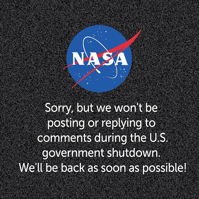 NASA Government shutdown
