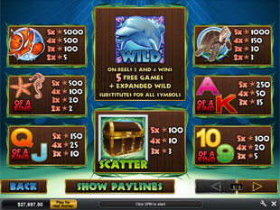 free Dolphin Reef slot payout