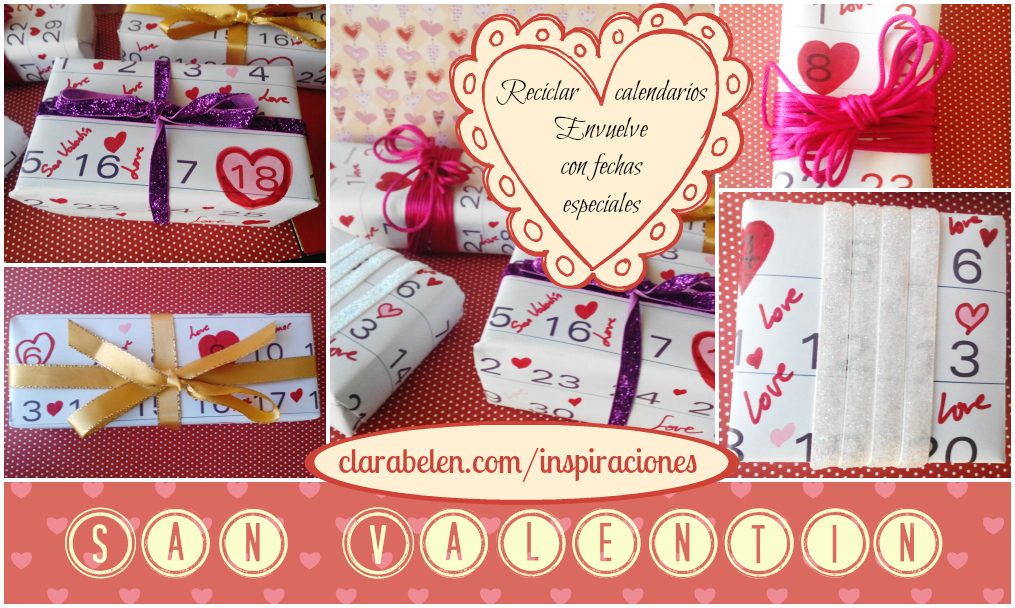 Envolver regalos de San Valentin