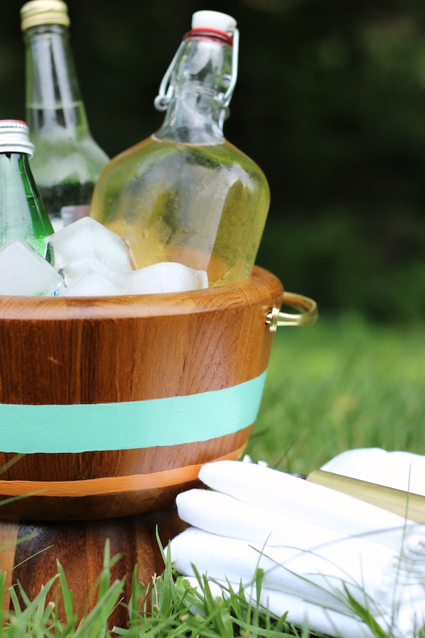 Fabric Paper Glue | DIY Summer Ice Bucket