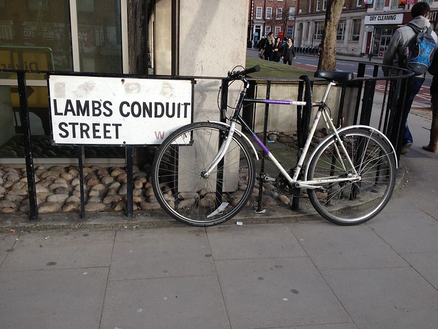 Bike in London, Lambs Conduit Street