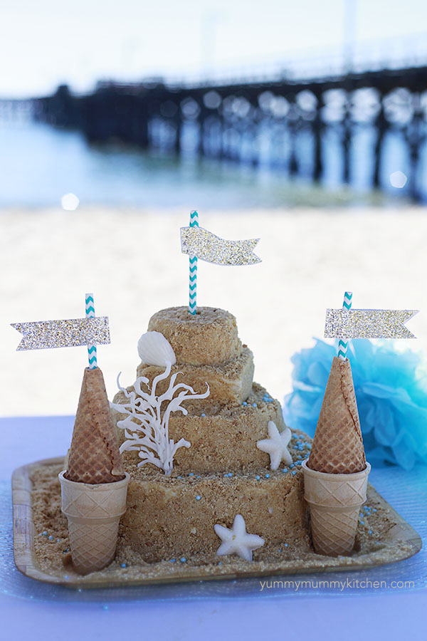 sandcastle cake