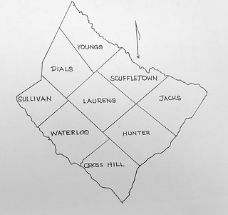 Laurens County Townships