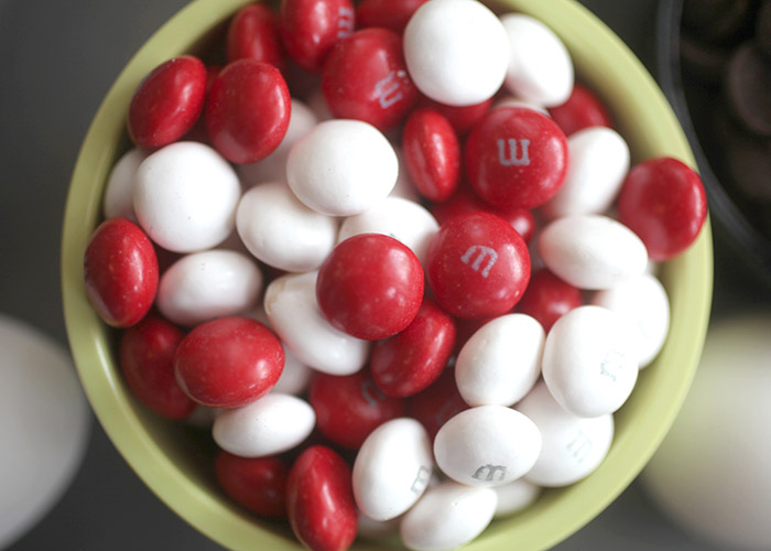 White Chocolate Peppermint M&M's