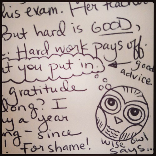 Wise #owl doodle...