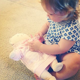 Her sister isn't even born yet and Claire is already stealing her clothes. For her doll...