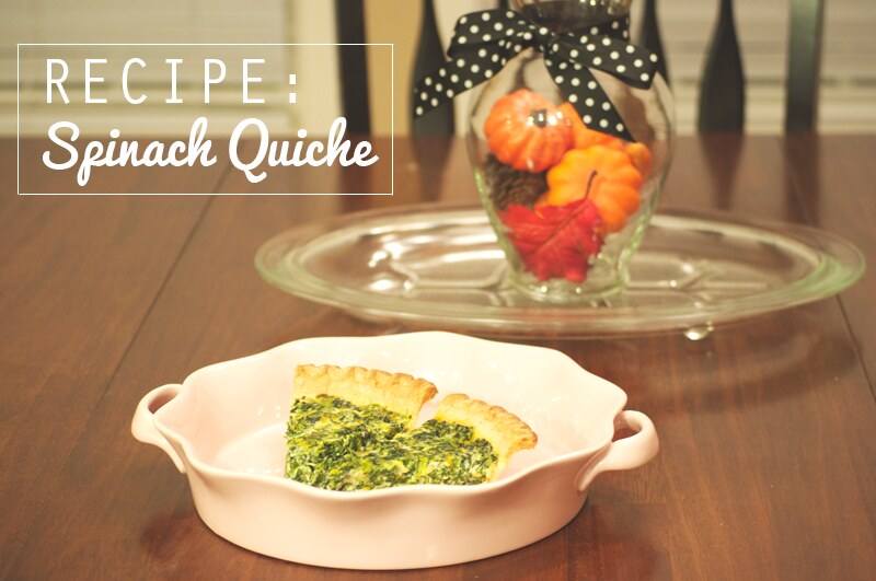 Recipe: Spinach Quiche