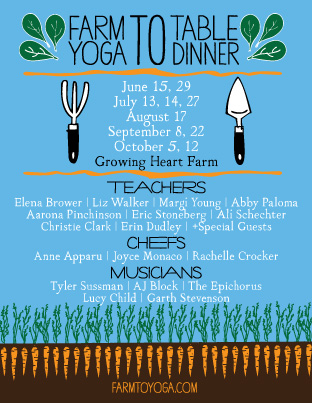 farm to table yoga dinner