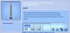 Tannhauser Gate Floor Lamp by Van Allen Decor