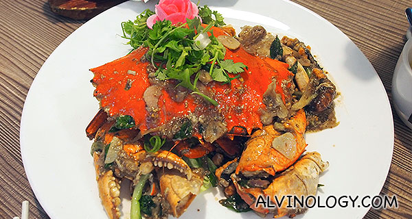 白胡椒螃蟹 White Pepper Crab (Seasonal Price)