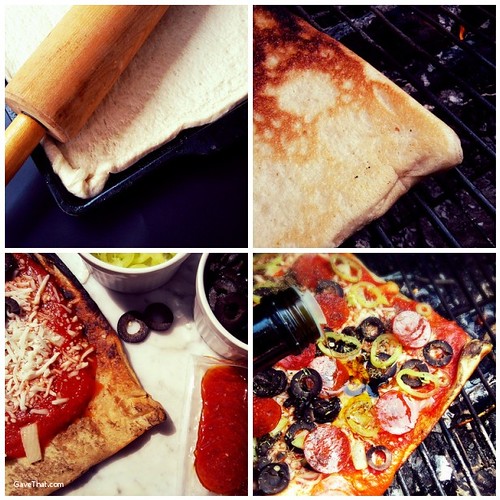 Creating Grilled Poblano Pepper Pizza Step by Step by Gave That