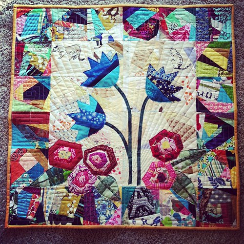 15 Minutes of Play quilt "Savoring Summer" finished! #15minplay