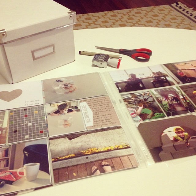 'Project Life' up to date. Tick. :) #projectlife #memorykeeping #photoalbum