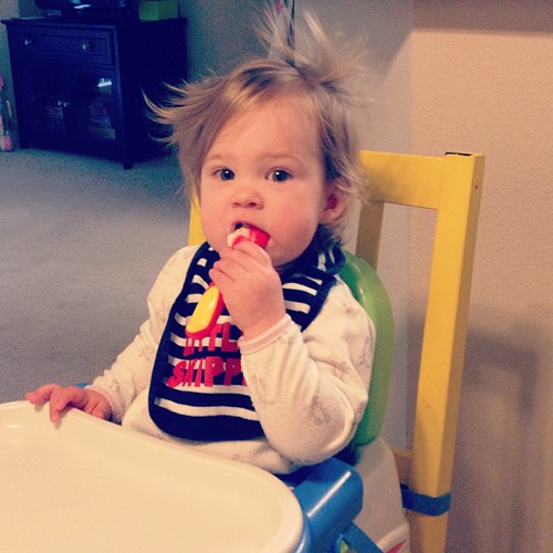 Cutest bed head west of the   Mississippi.